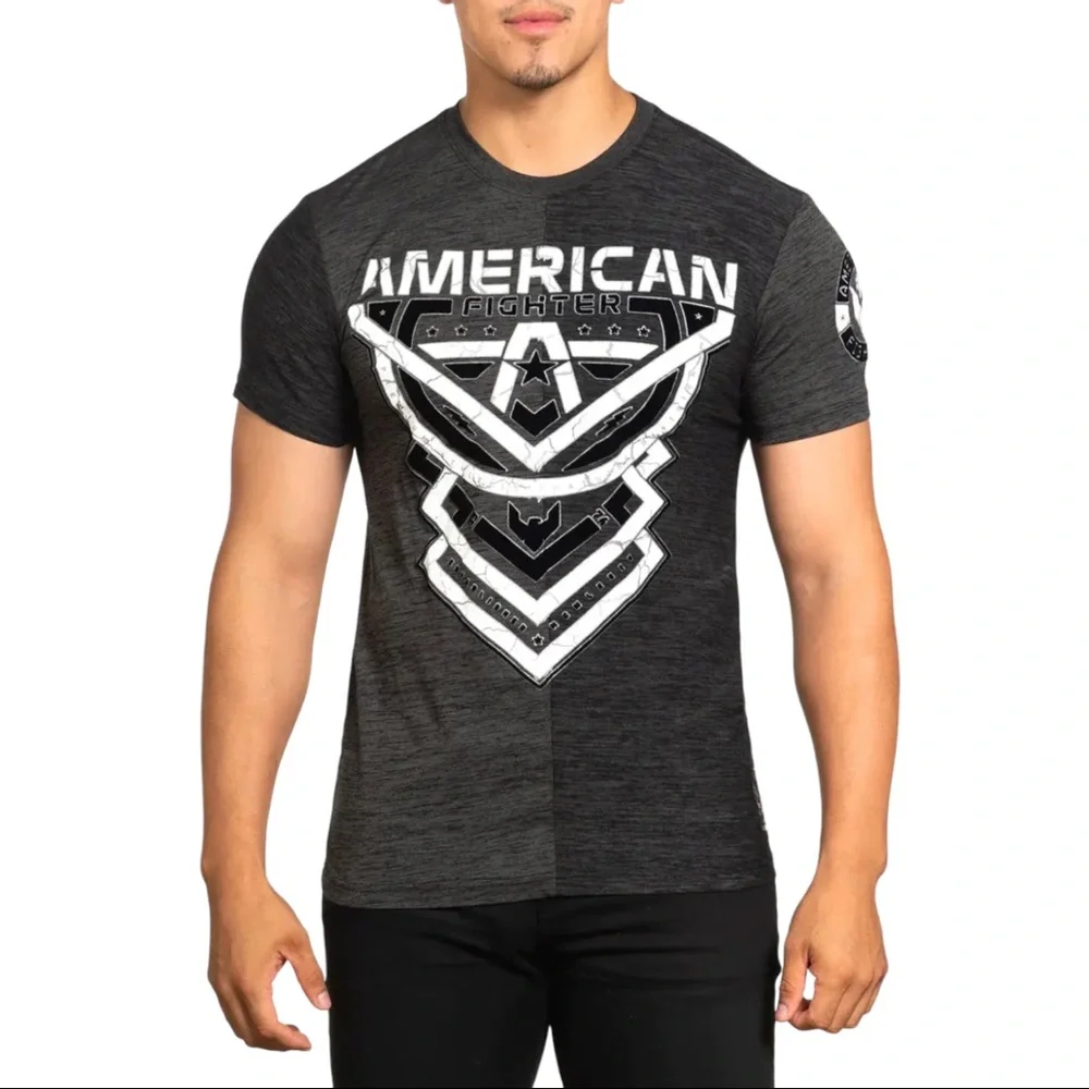 American Fighter Men's T-shirt Bay View Premium Athletic MMA S-4XL $44